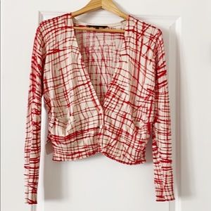 BCBG cropped cardigan size medium